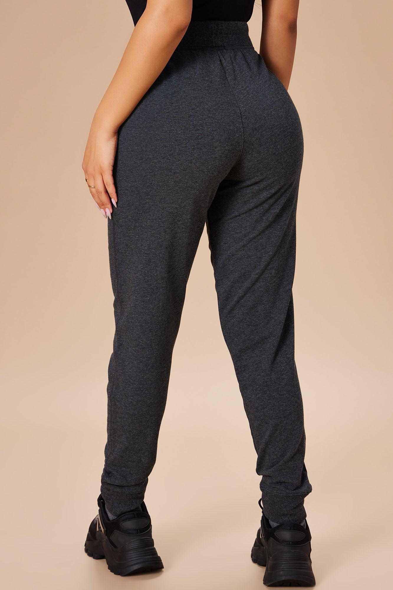 Latest And Greatest French Terry Jogger - Charcoal Product Image