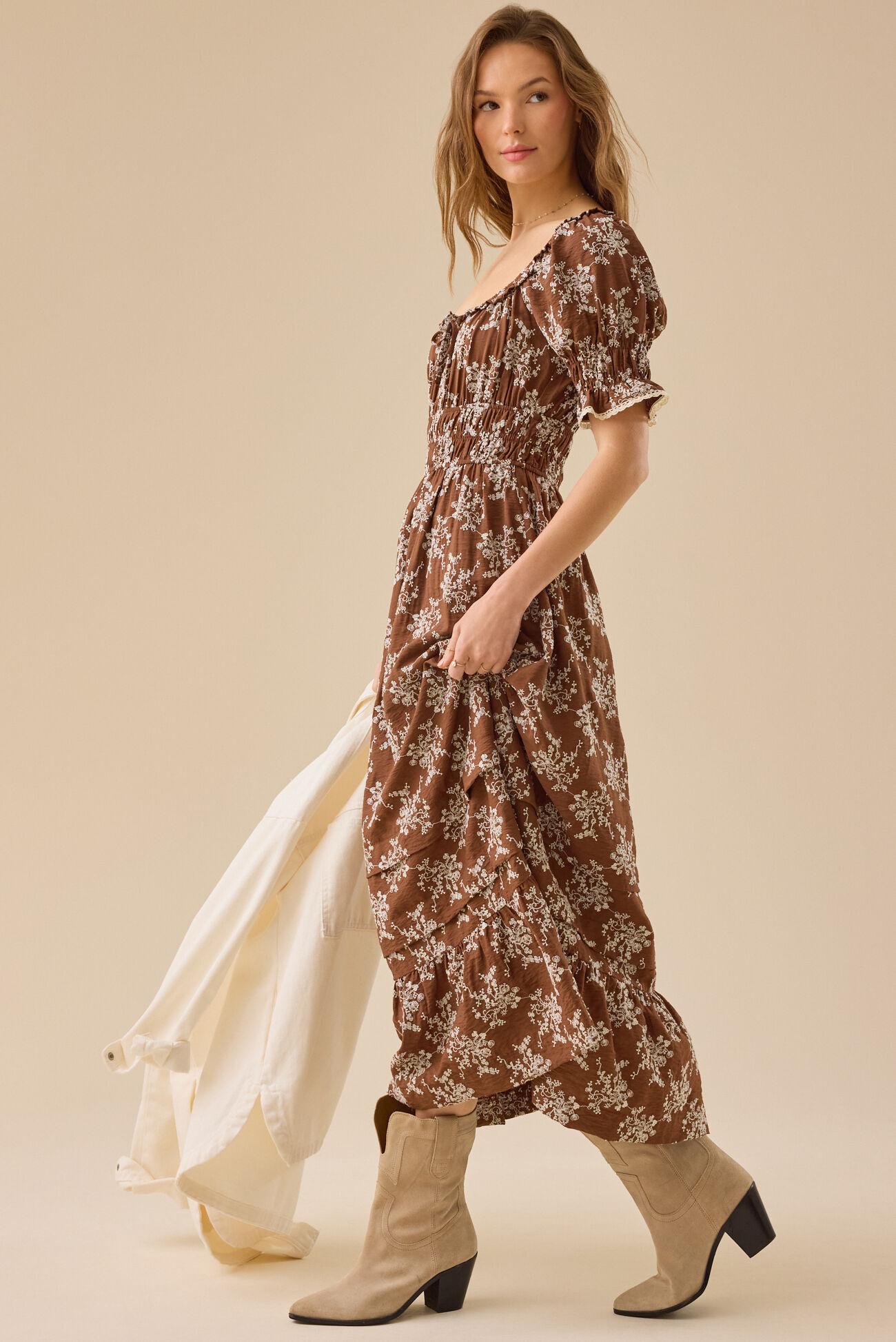 Aura Floral Maxi Dress Product Image