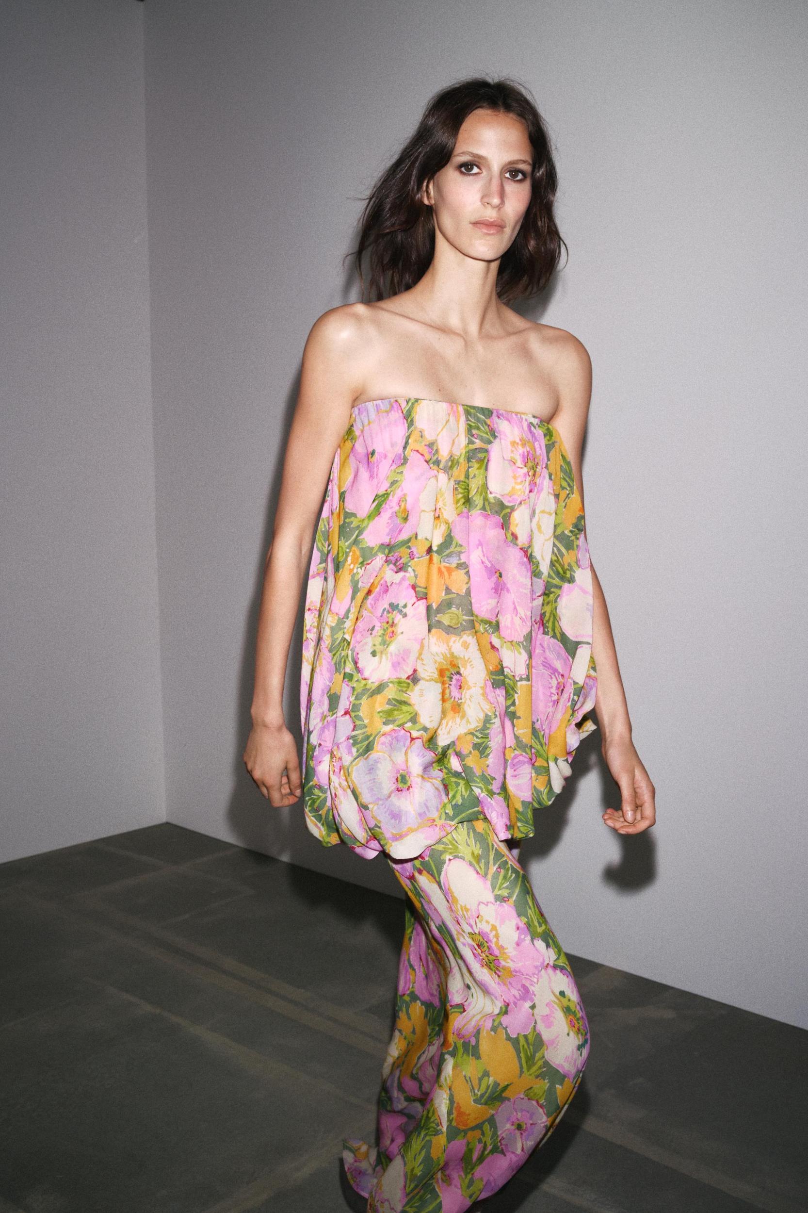 FLORAL PRINT DRESS ZW COLLECTION LIMITED EDITION Product Image