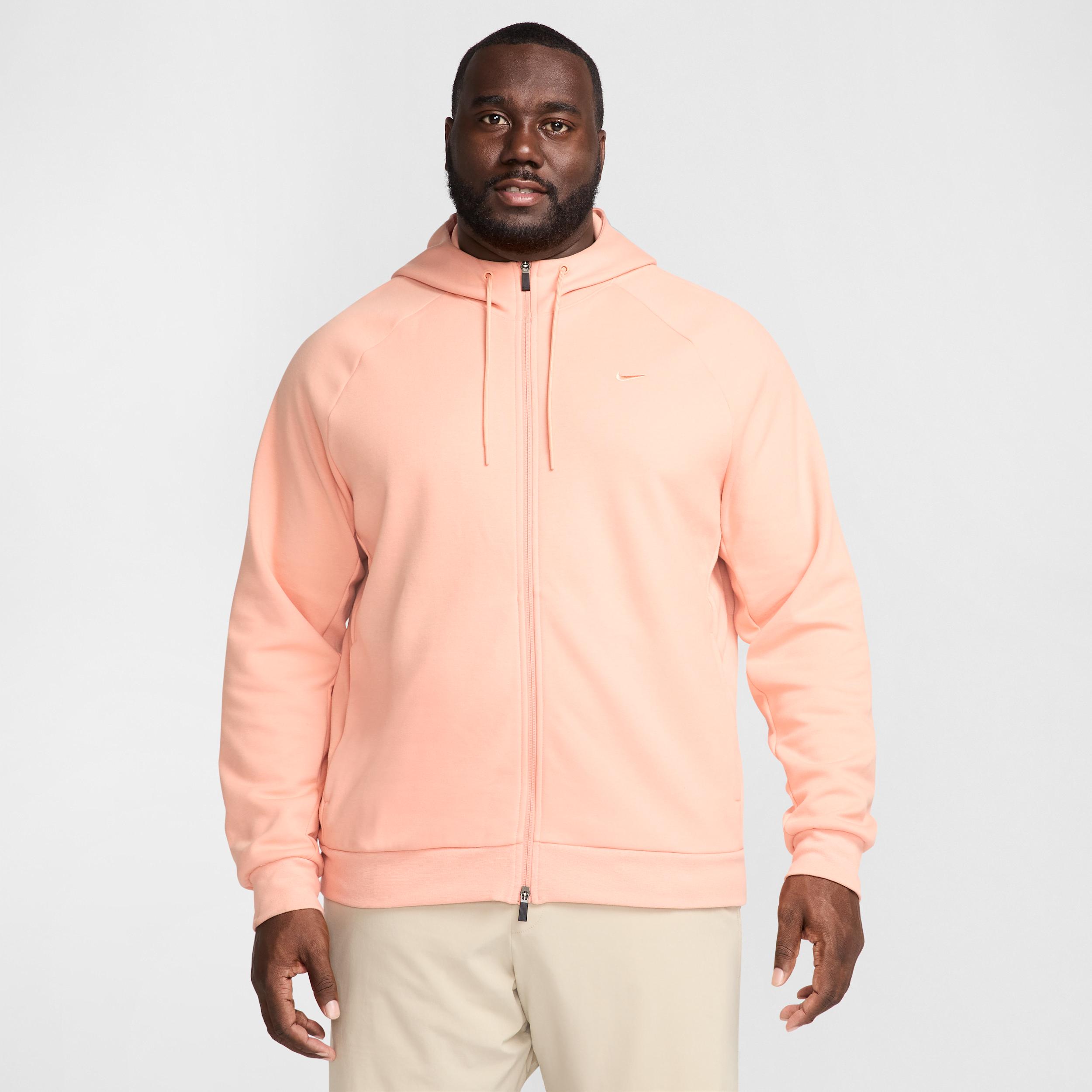 Nike Primary Fleece Men's Dri-FIT UV Full-Zip Performance Hoodie Product Image