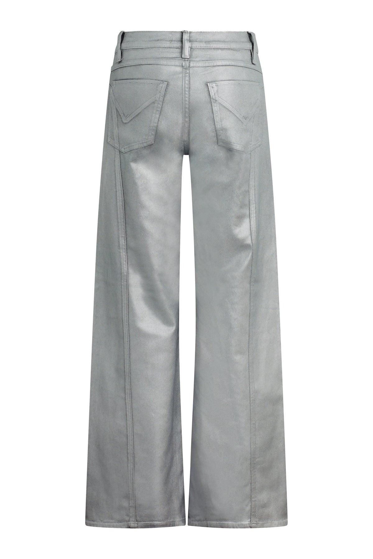 Lexi Mid-Rise Coated Seamed Wide Leg Female Product Image