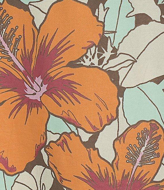 Roxy Lineup Long Sleeve Oversized Fleece Sweatshirt Product Image