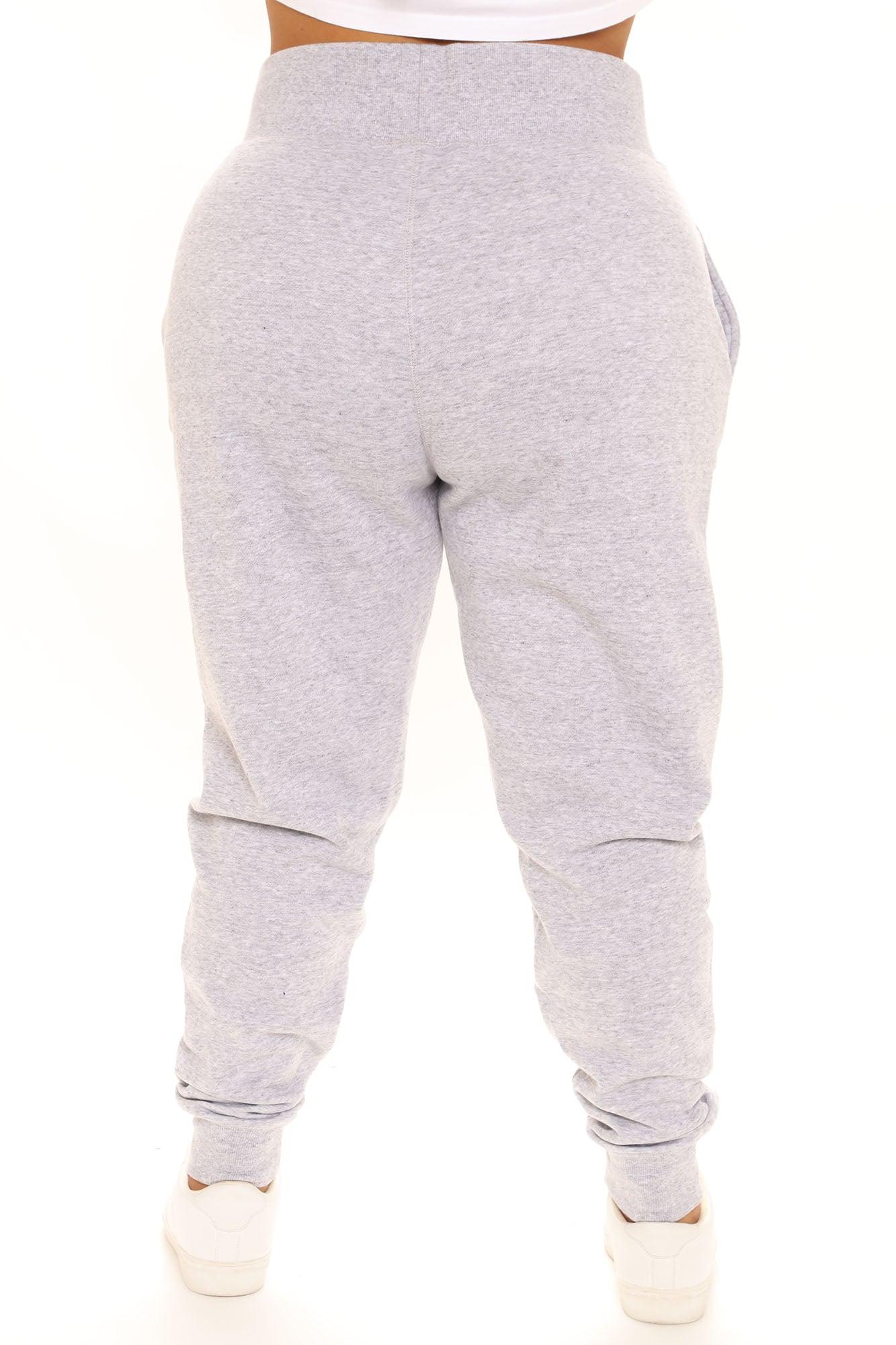 Not A Game Fleece Jogger - Heathered Grey Product Image