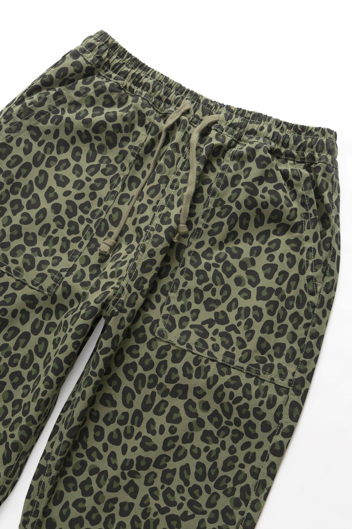 Service Works - Patterned Chef Pants - Green Leopard Product Image