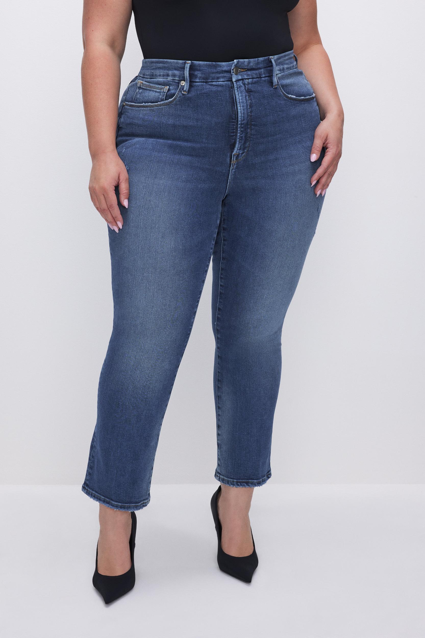 GOOD STRAIGHT COMPRESSION JEANS | INDIGO271 Product Image