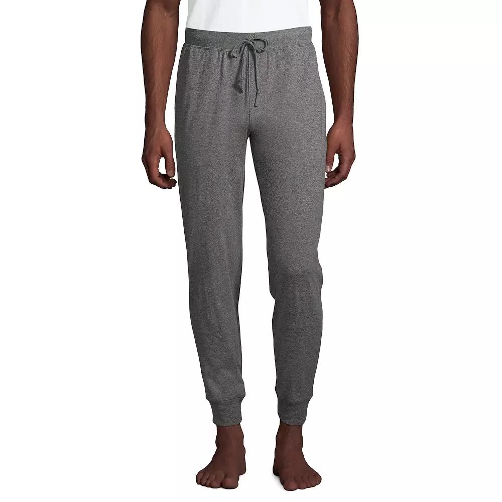 Men's Lands' End Knit Jersey Joggers,  Product Image