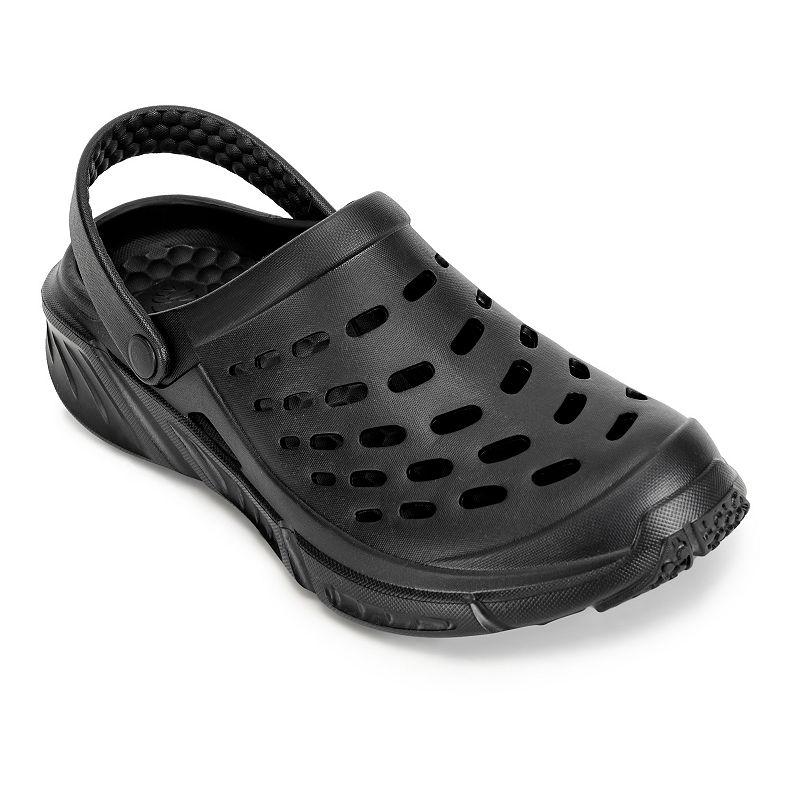 Joybees Adult Trekking Clog Solid Sandals - Black 11 Product Image