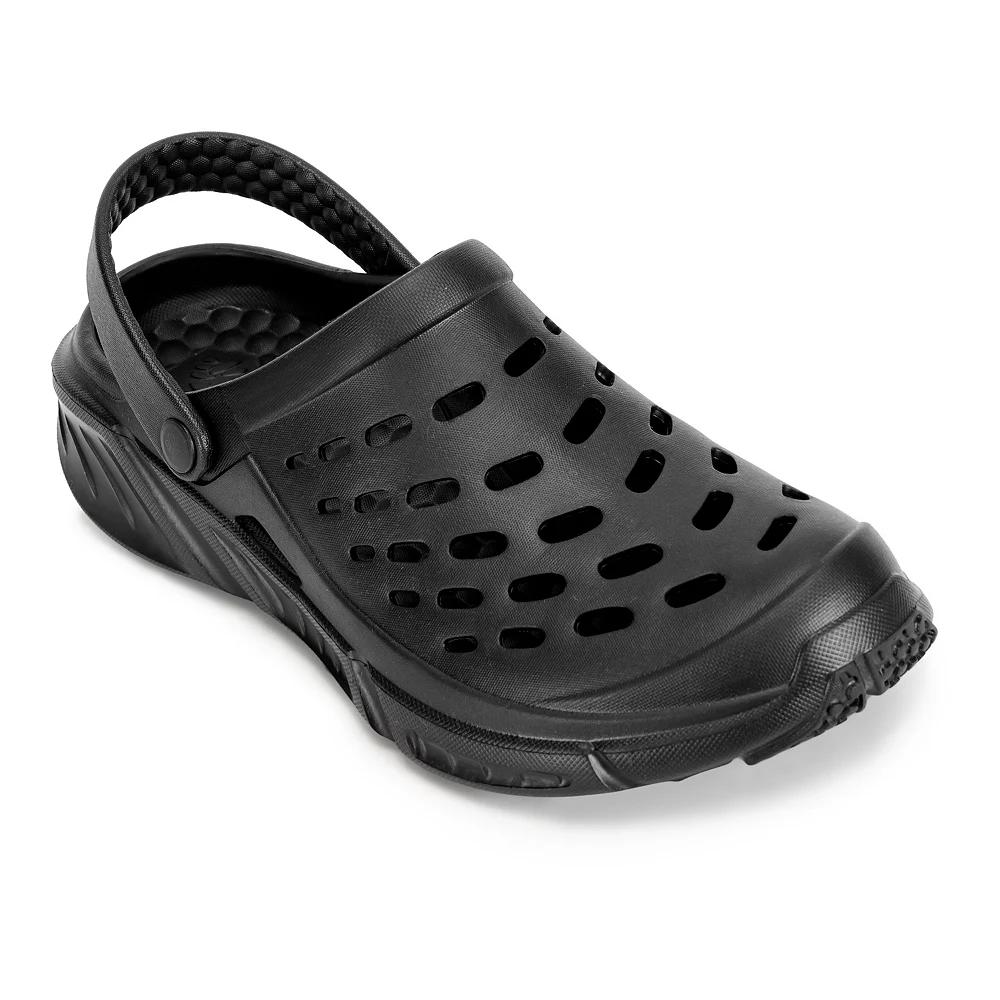 Joybees Adult Trekking Clog Solid Sandals - Black 11 Product Image