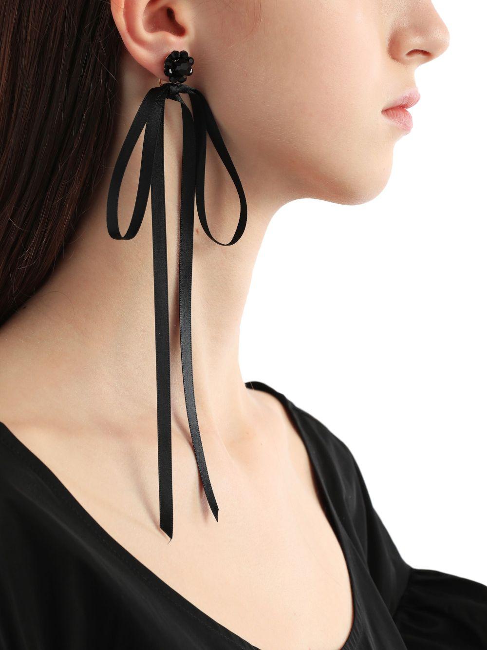 ribbon-bow earrings Product Image