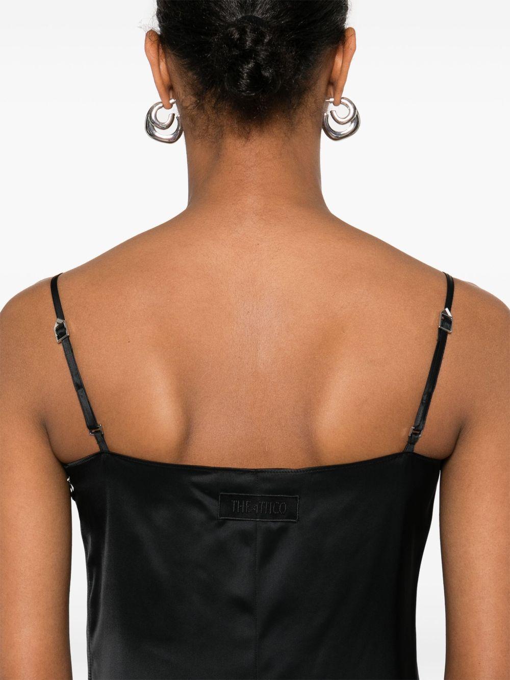 lace-panel mini dress  Product Image