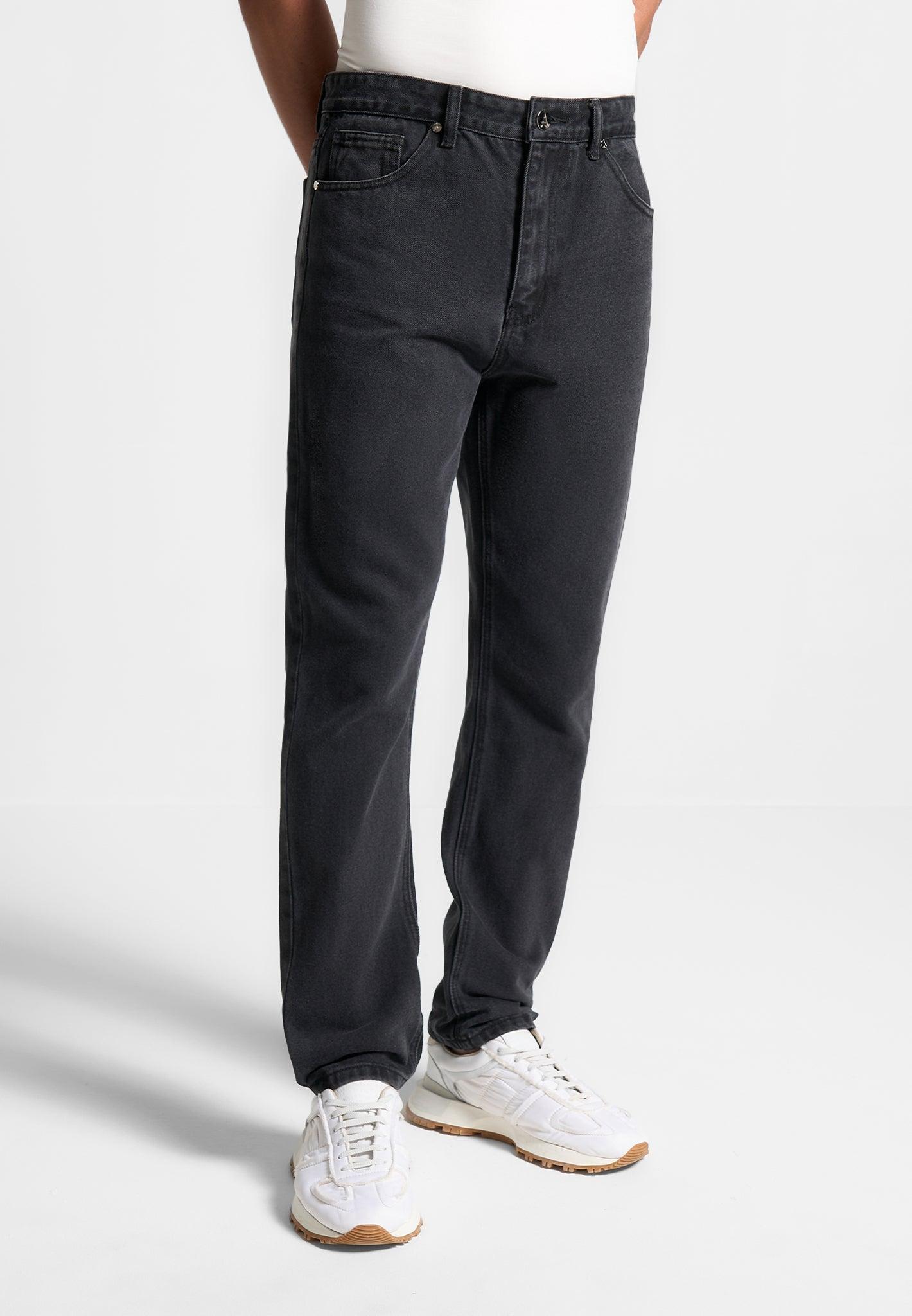 Regular Fit Jeans - Black Male Product Image