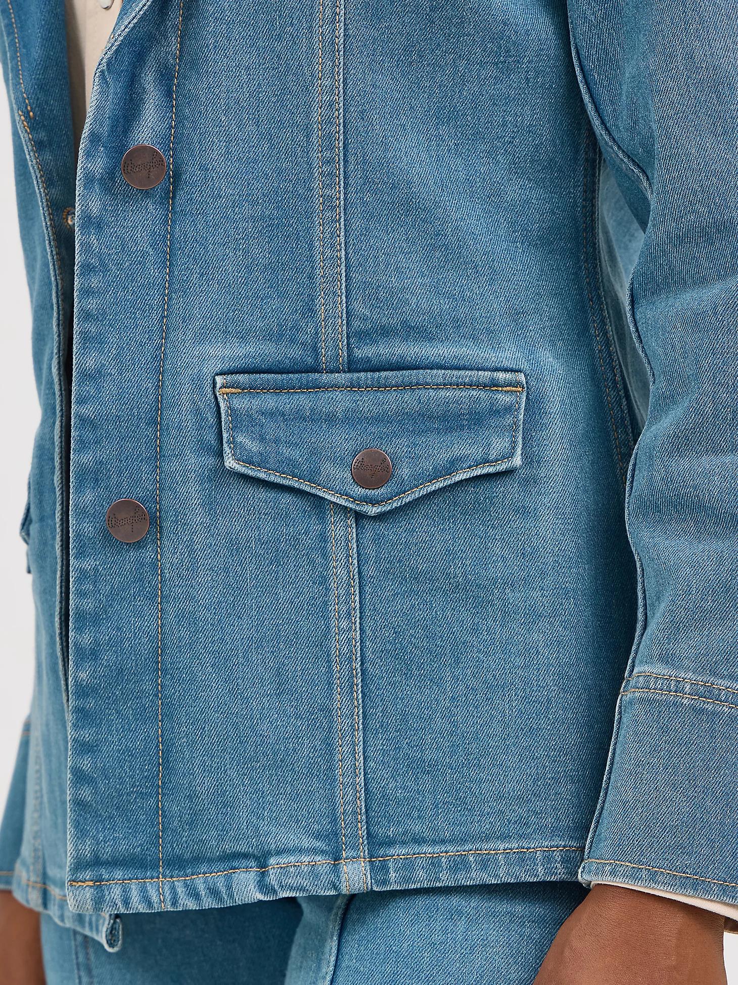 Women's Wrangler Denim Blazer in Light Denim Product Image