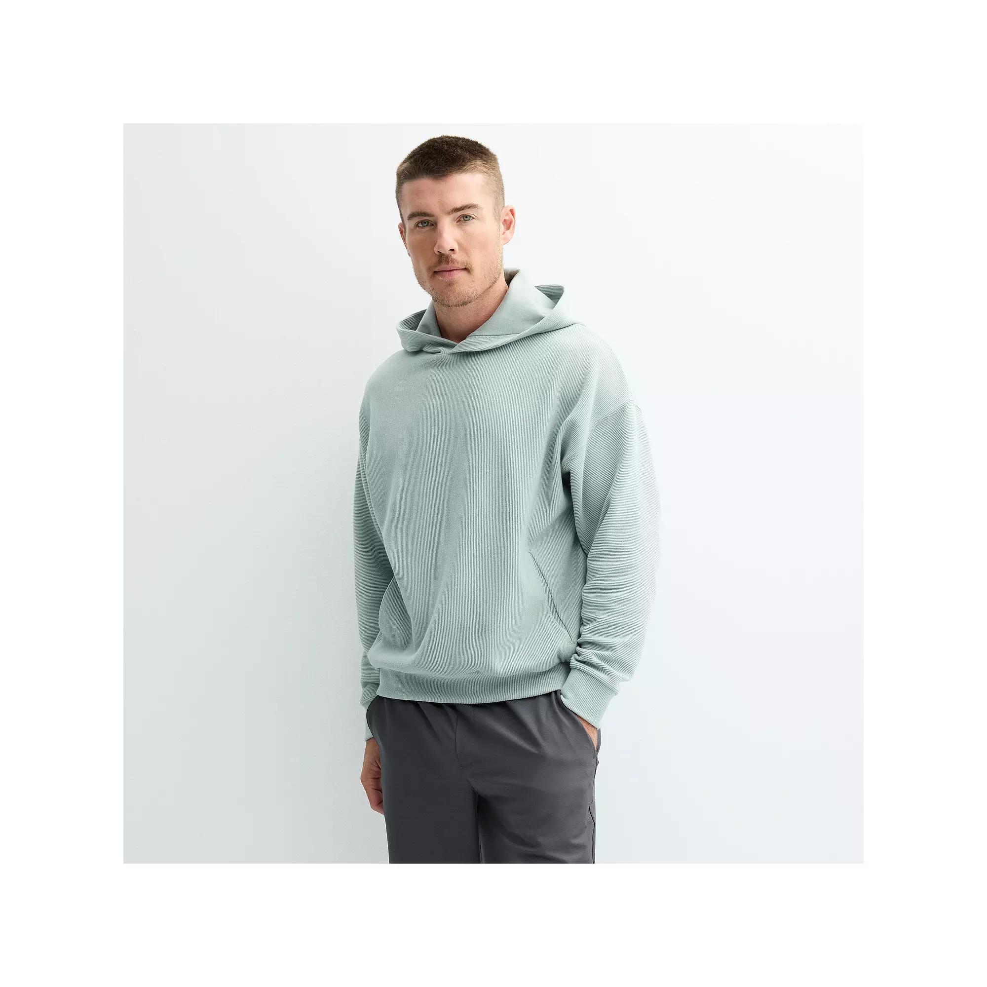 Men's FLX Ribbed Texture Hoodie, Size: XXL, Limestone Product Image