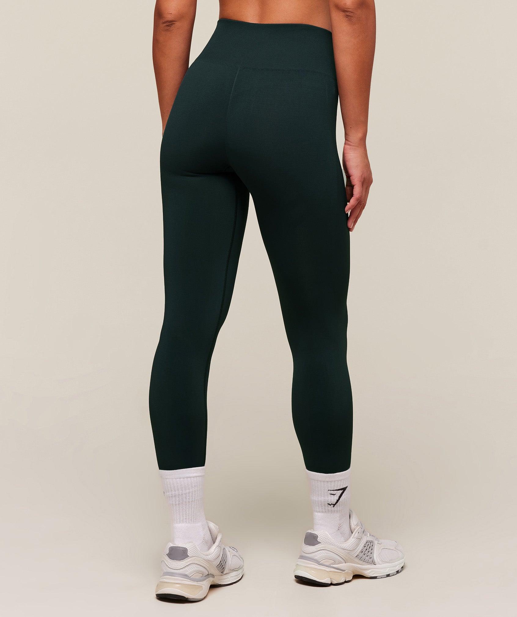Gymshark Everyday Seamless Graphic Leggings - Darkest Teal Female Product Image
