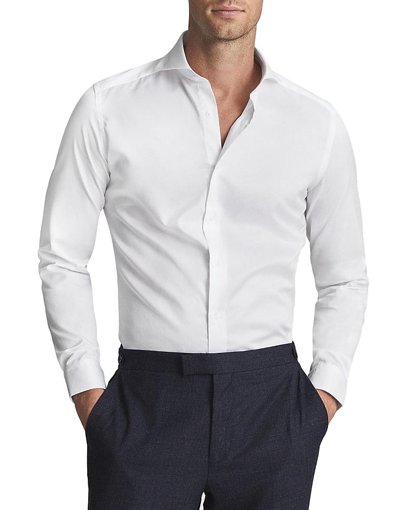 Reiss Storm Slim Fit Two Fold Twill Shirt Product Image