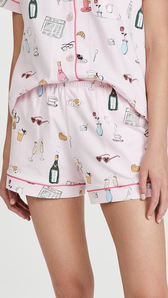 BedHead PJs Let's Do Brunch Shorty PJ Set | Shopbop Product Image