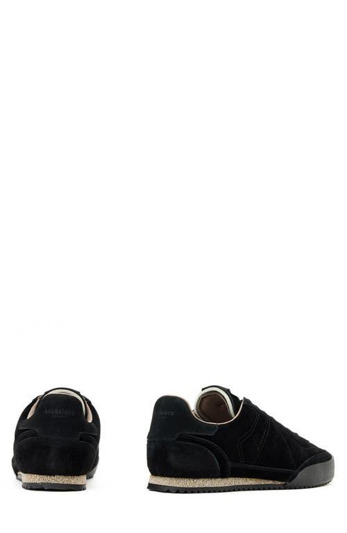 ALLSAINTS Leather And Suede Harri Low-top Sneakers In Black Product Image