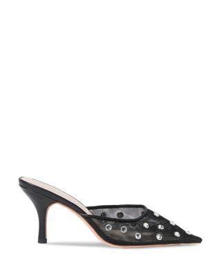 Women's Embellished Mesh High Heel Pumps Product Image