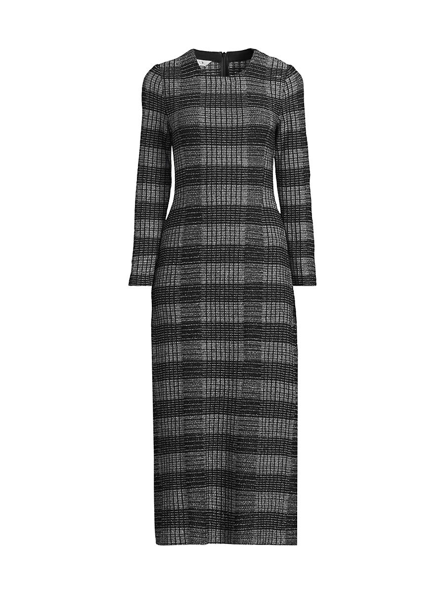 Womens Tweed Knit Heritage-Fit Maxi Dress Product Image