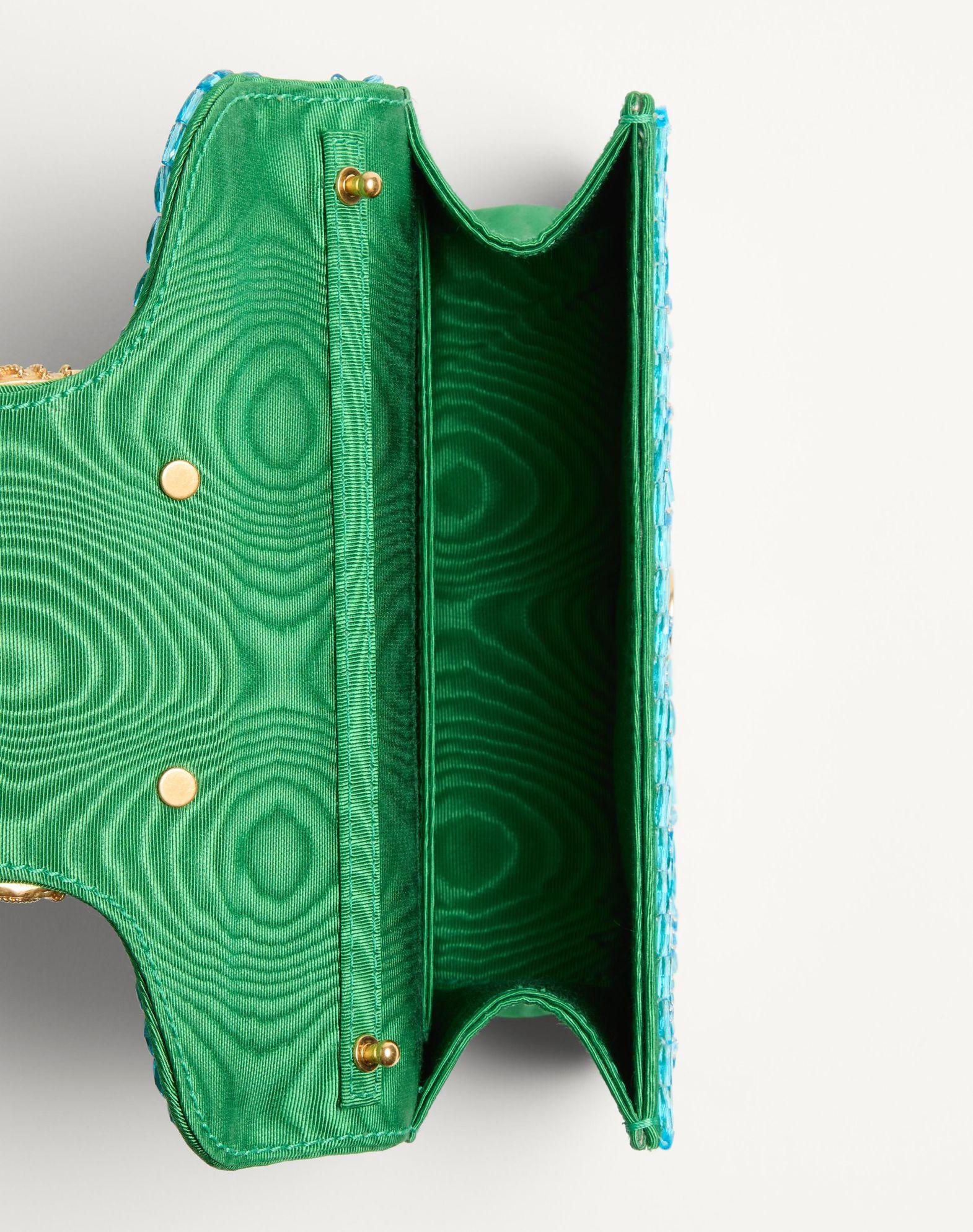 Valentino Garavani Locò Small Shoulder Bag Embroidered With Jewel Logo Product Image