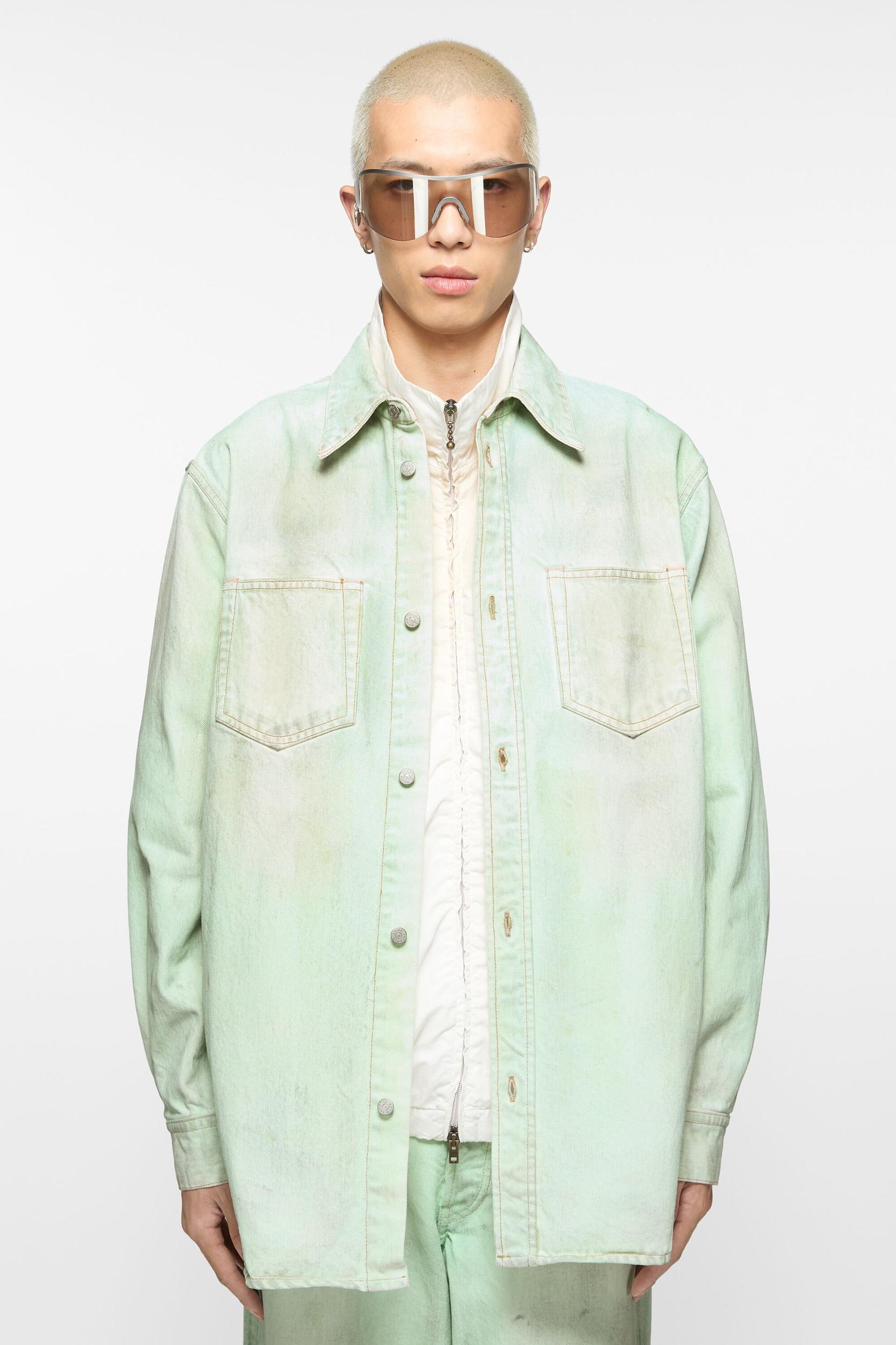 Denim button-up shirt - Relaxed fit Product Image