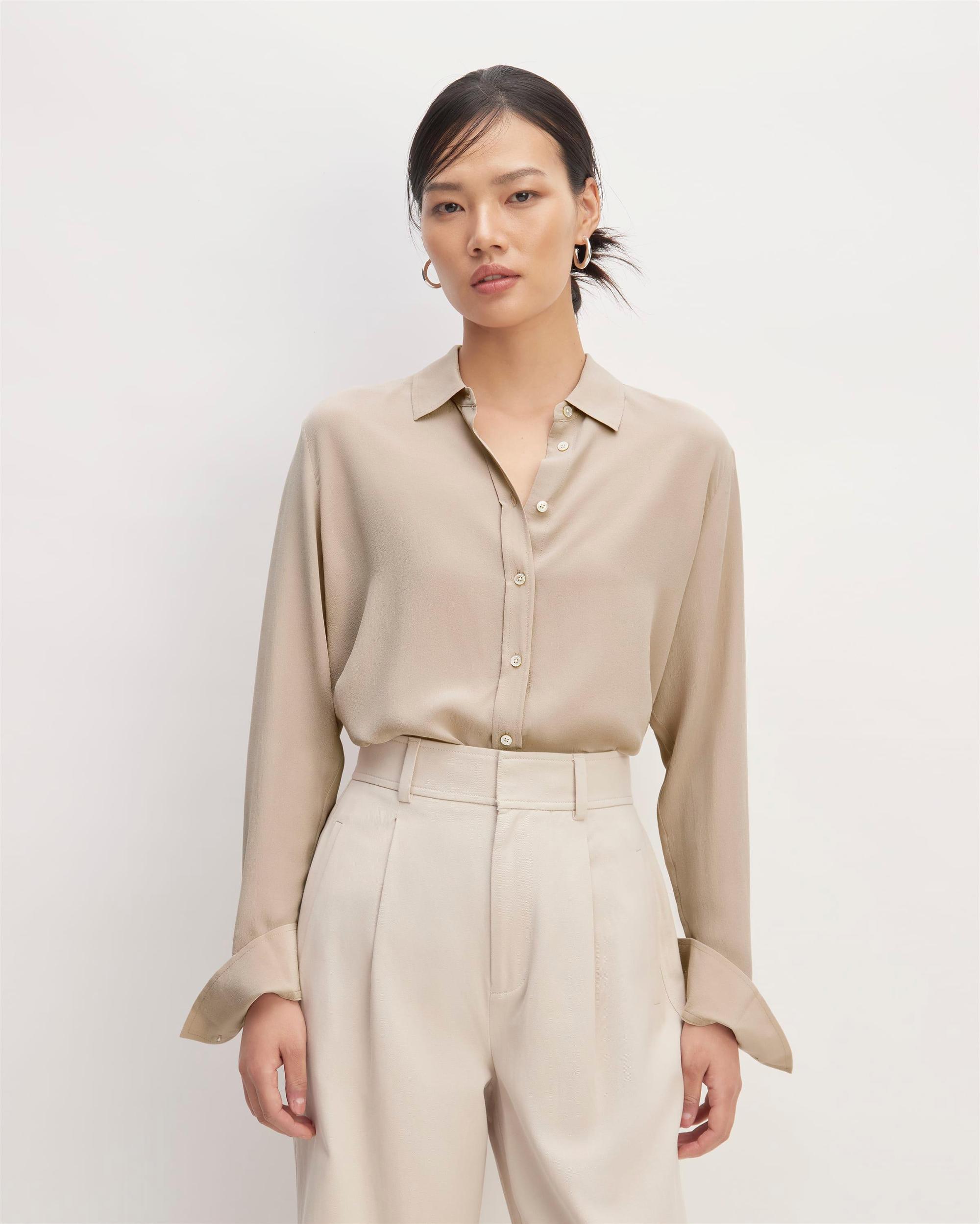 Womens Must-Have Shirt in Washable Silk by Everlane Product Image