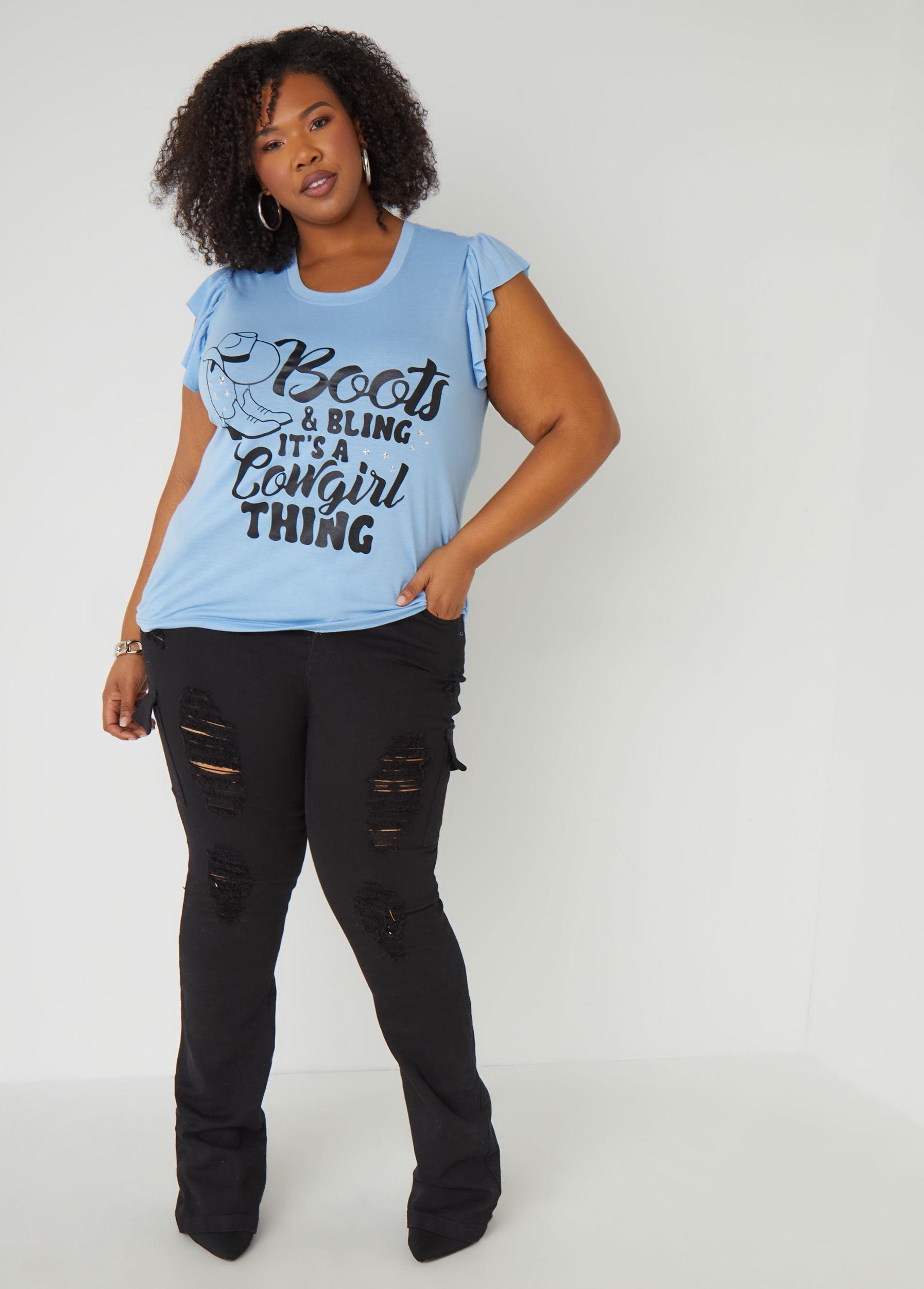 Boots & Bling Graphic Tee Product Image