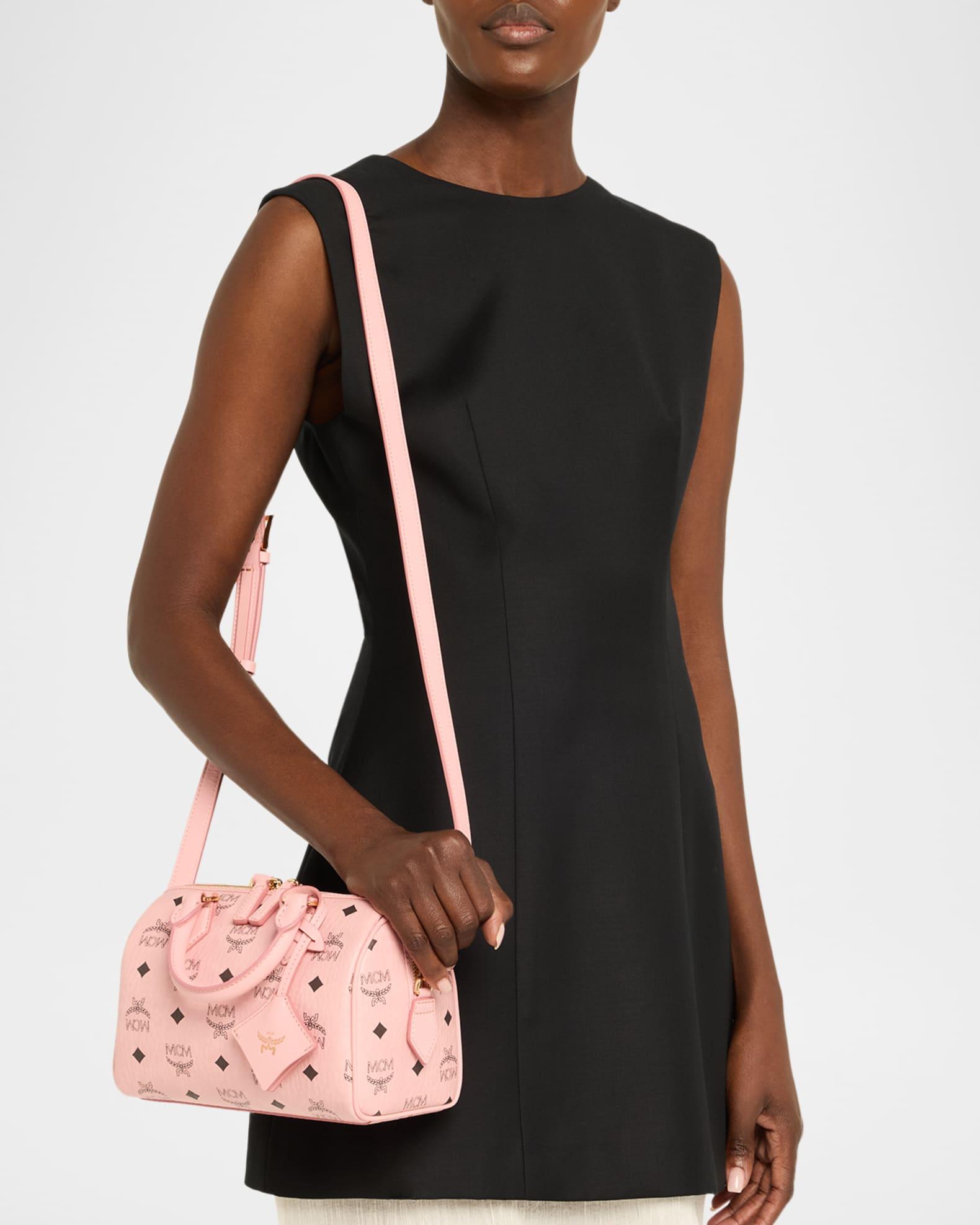 Ella Small Boston Visetos Top-Handle Bag Product Image