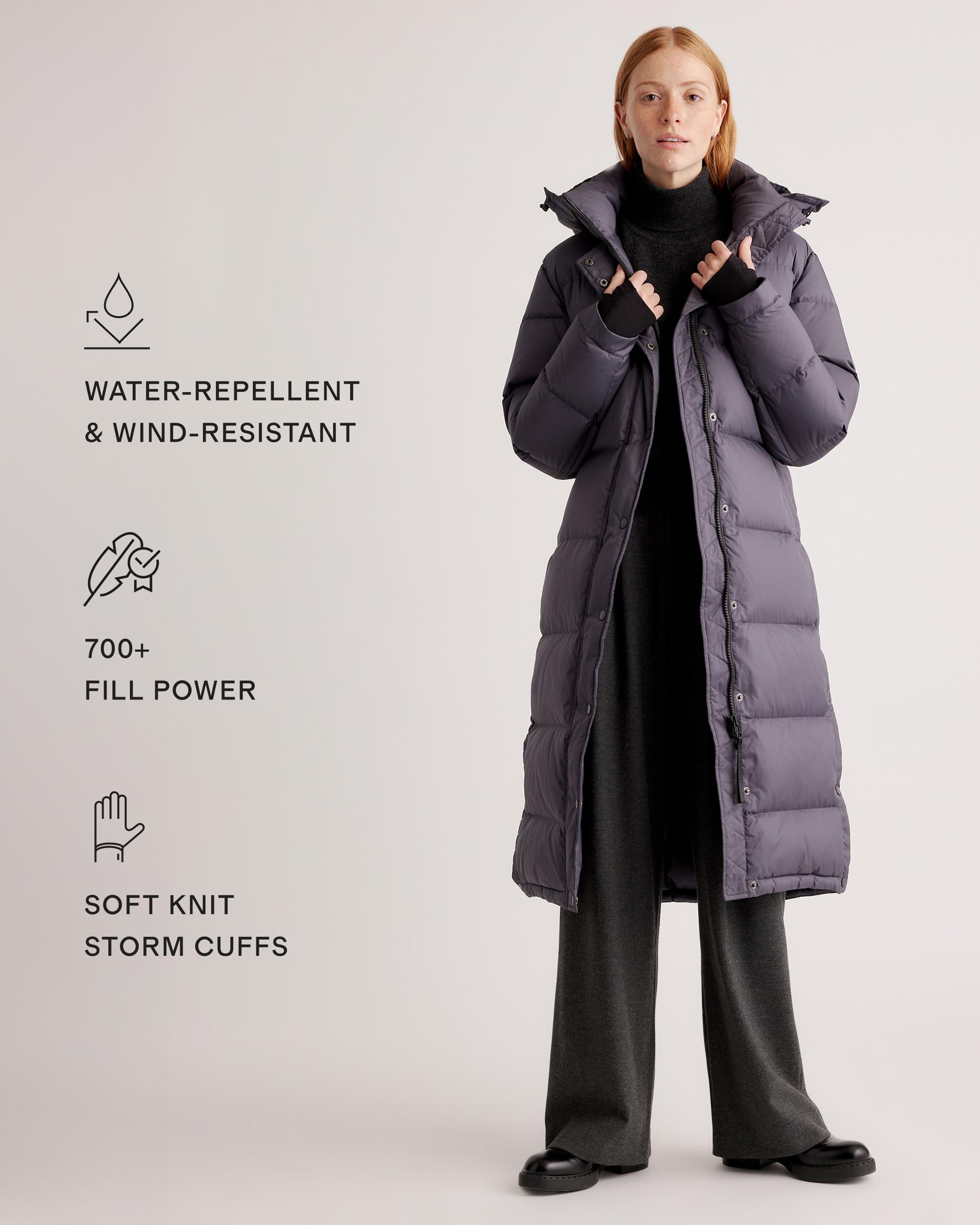 Quince | Women's Responsible Down Long Puffer Jacket Recycled Polyester Product Image