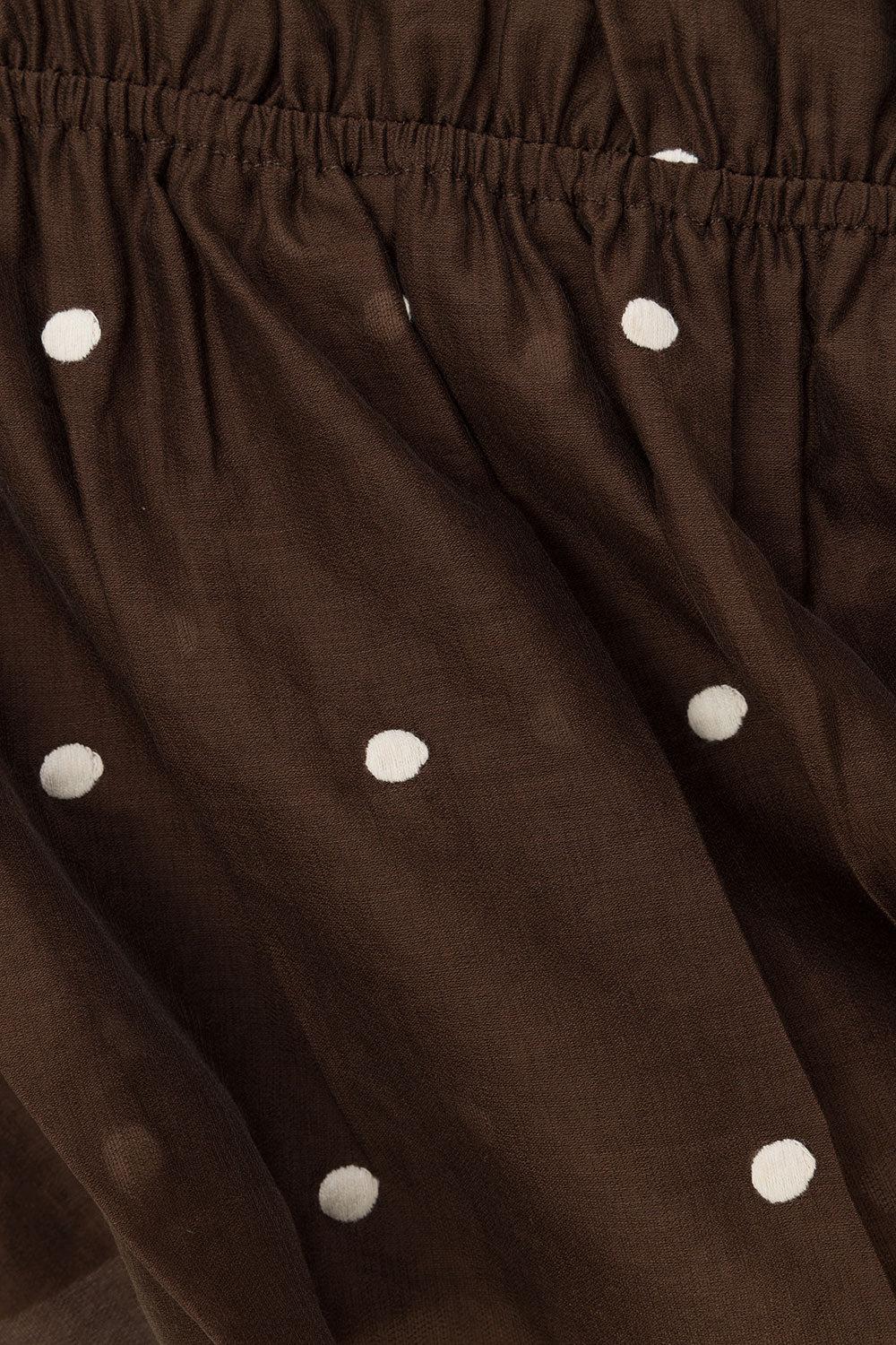 Joslin Dress - Chocolate Speck Product Image