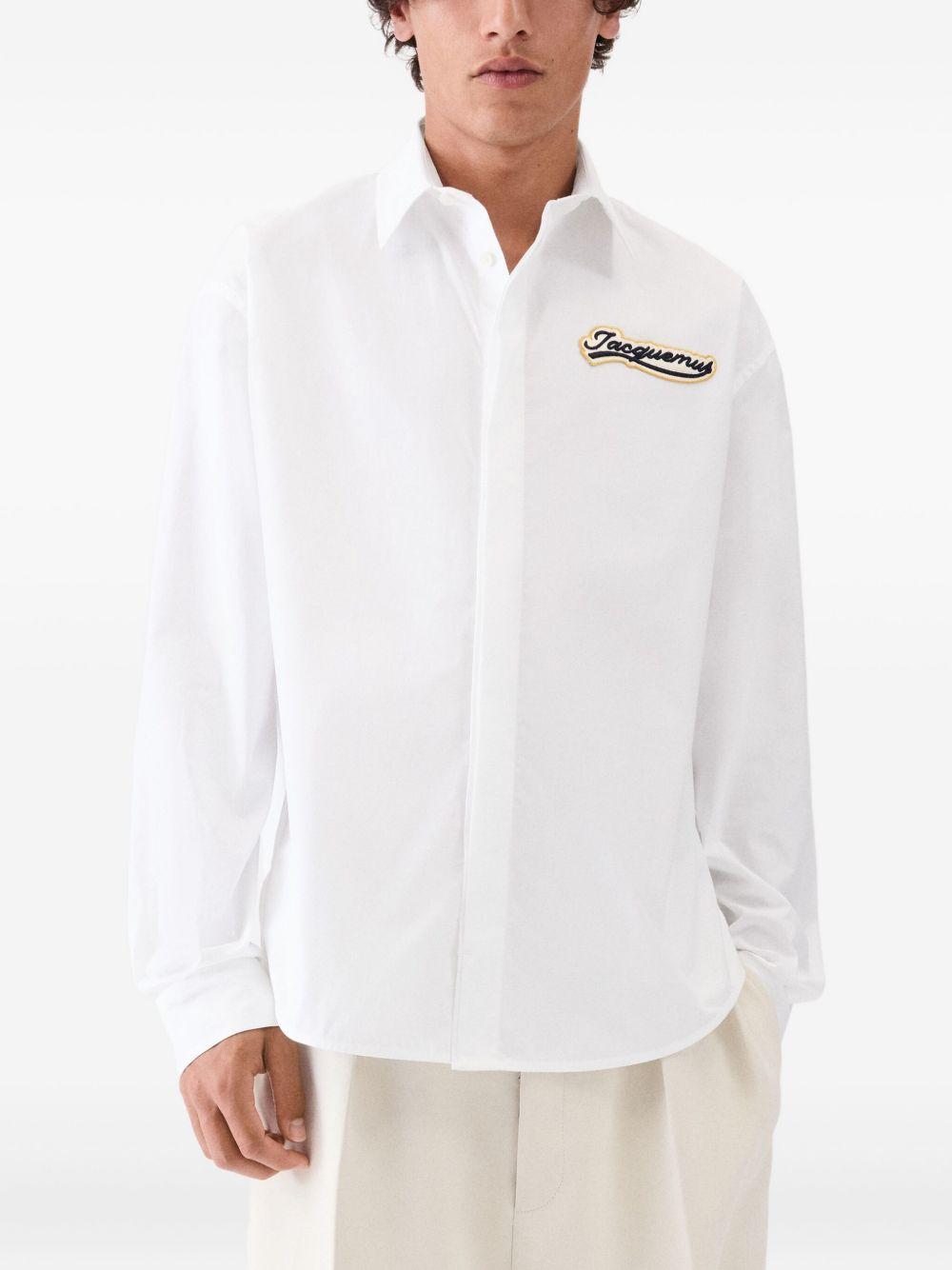 logo-patch shirt Product Image