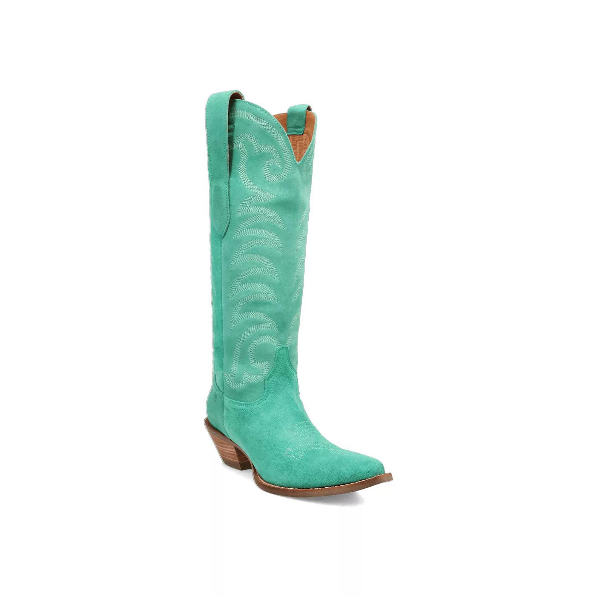 Dingo Movin' On Women's Suede Knee-High Western Boots,  Product Image