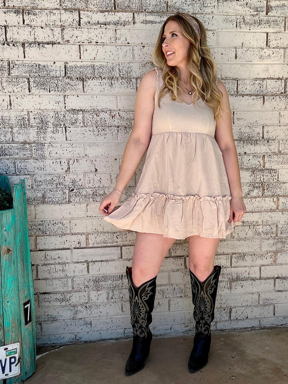 Effortlessly Khaki Dress* Product Image