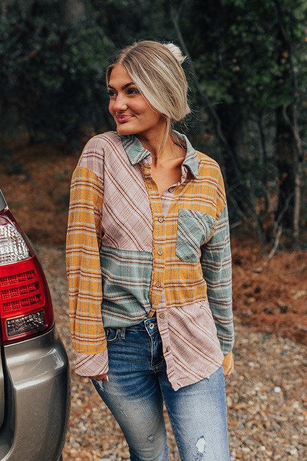 Mountain Overlook Colorblock Flannel Product Image