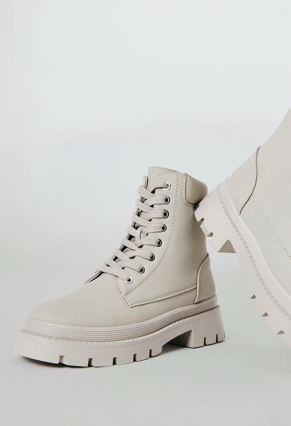 JustFab Margaux Platform Loafer Pump Womens Black/ White Size 8.5 Product Image