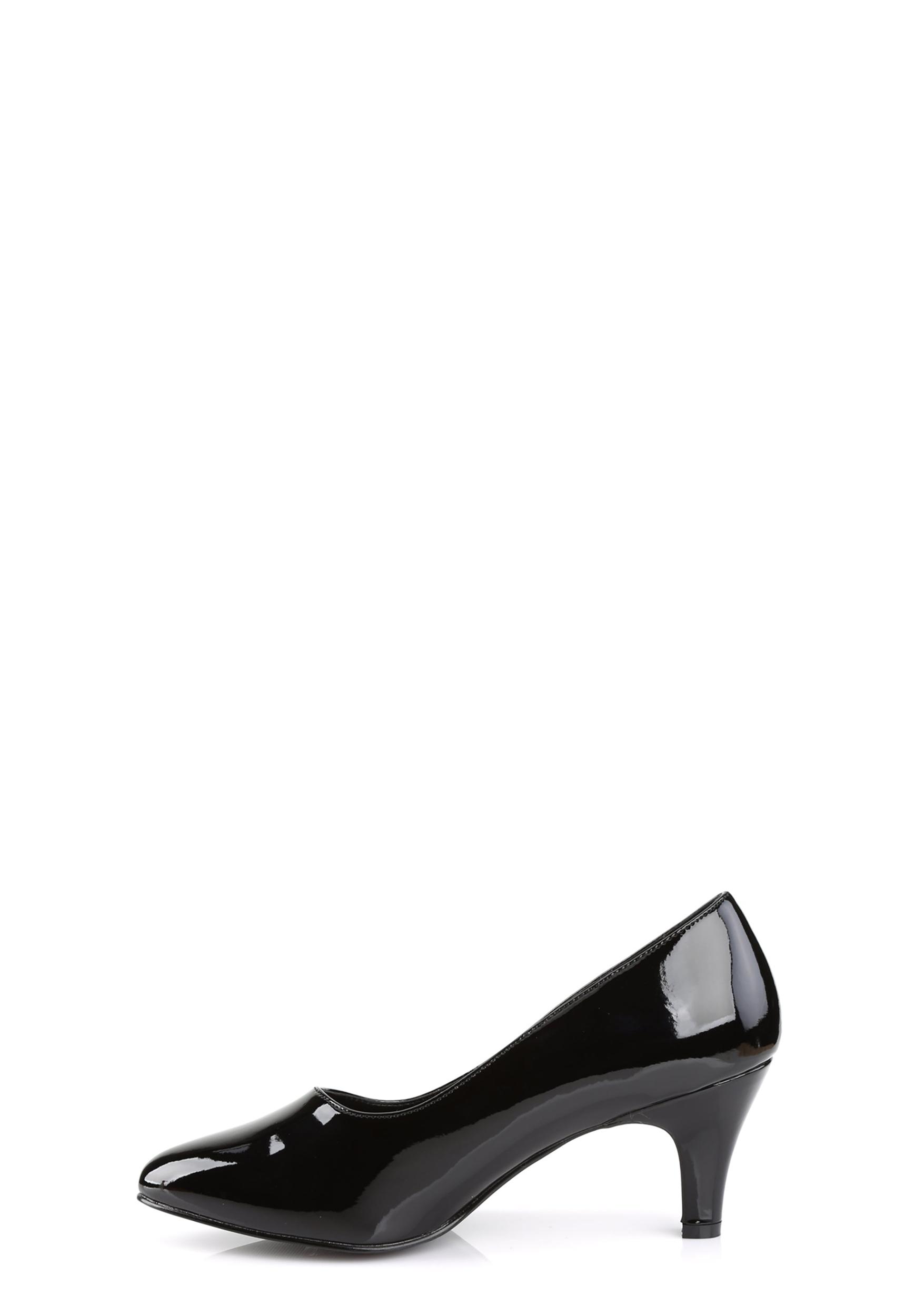 Pleaser Divine-420 Classic Pump Heels - Black Product Image