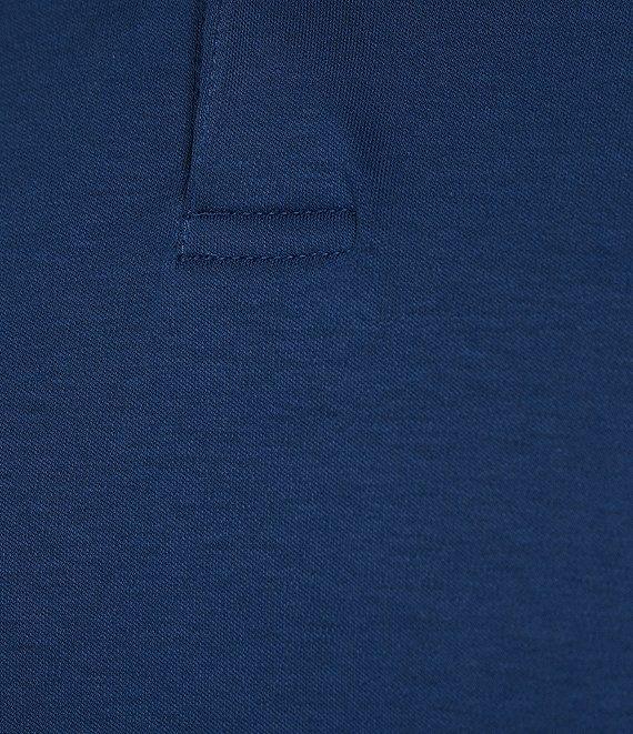 Murano Big & Tall Liquid Luxury Slim Fit Solid Interlock Short Sleeve Polo Shirt Product Image