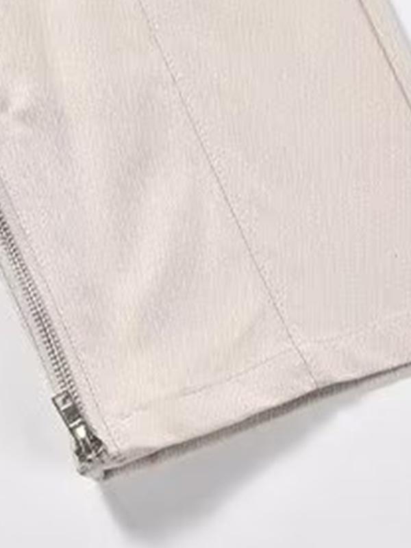 Men's Multi Pocket Zip Up Cargo Pants Product Image