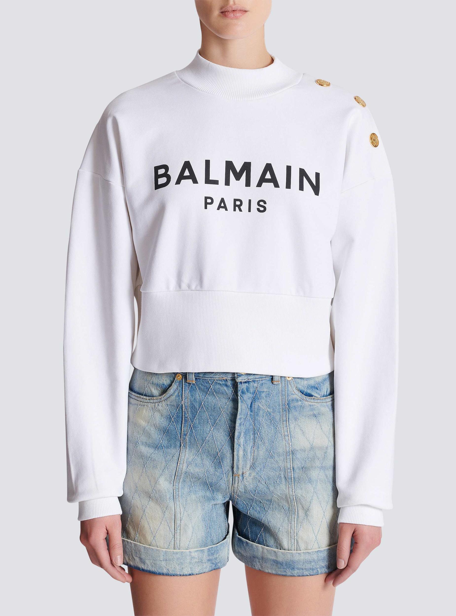 Printed Balmain Paris sweatshirt Product Image