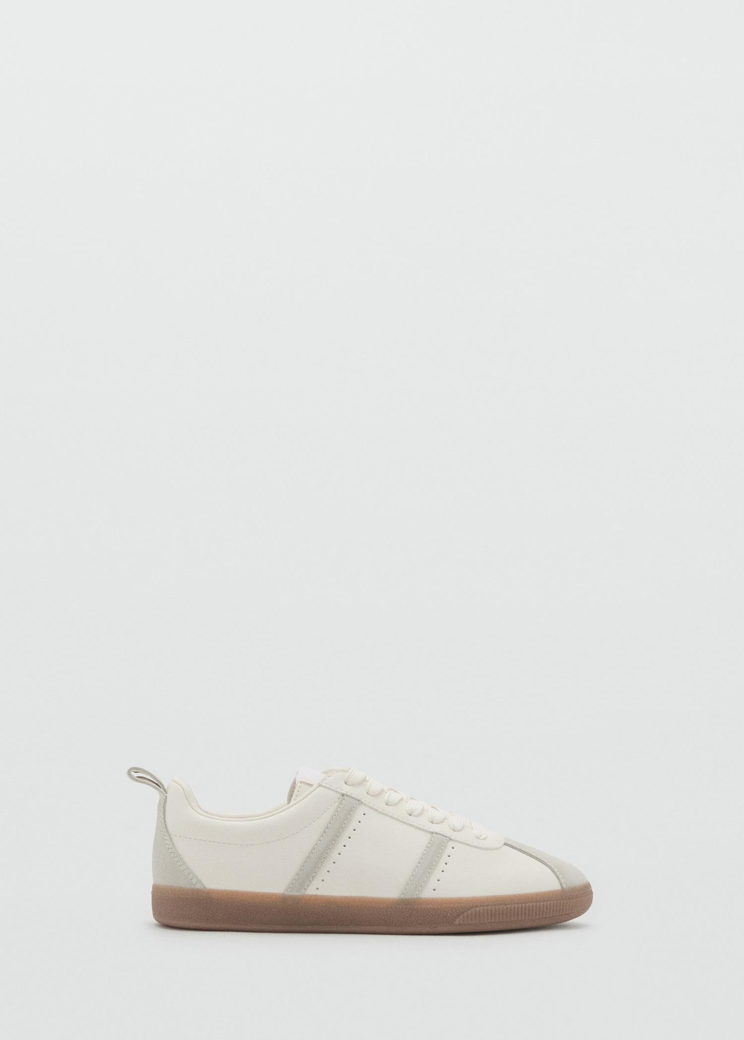 Contrast panel sneakers - Women | MANGO USA Product Image
