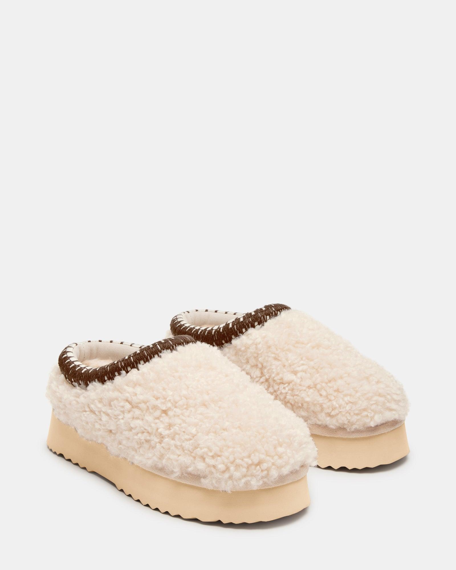 SELENA FAUX SHEARLING NATURAL Female Product Image