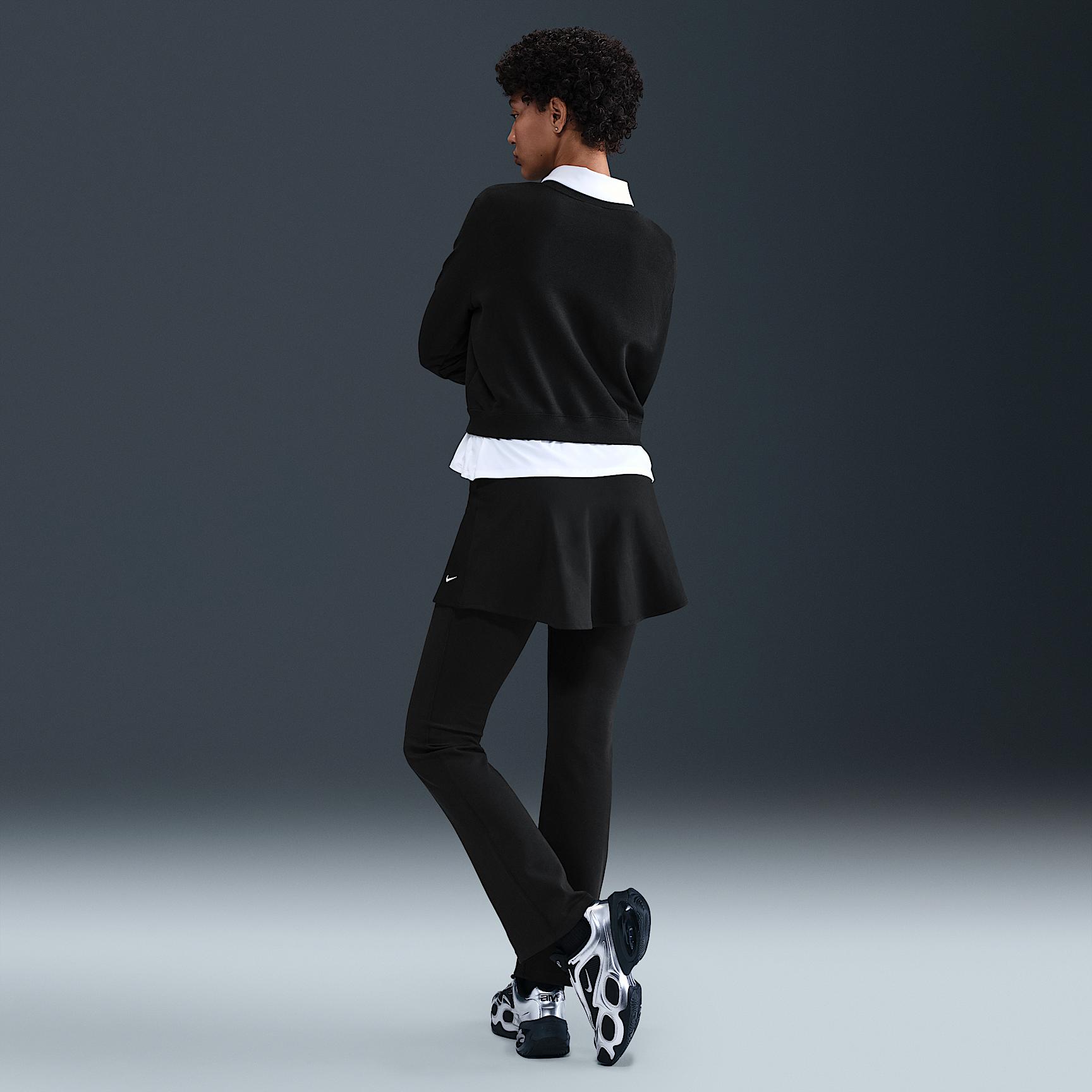 Womens Nike Sportswear Chill Terry Crew-Neck French Terry Sweatshirt | HV2393-675 Product Image