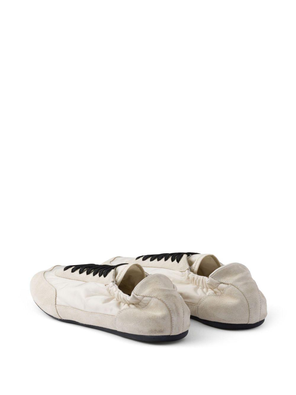 Collapse Re-Nylon suede sneakers  Product Image