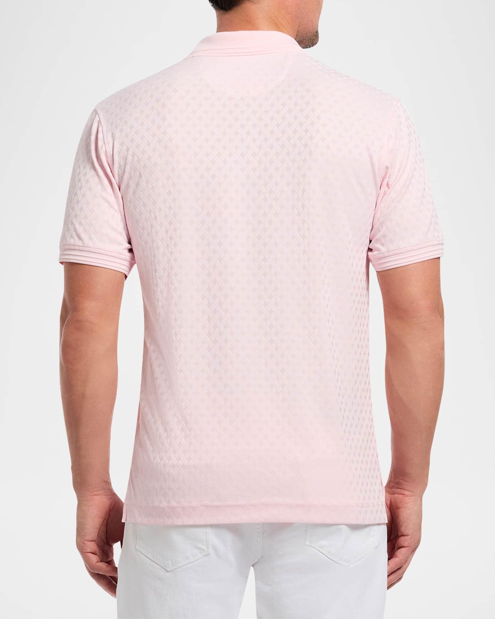 Mens Elias Jacquard Knit Polo Shirt Product Image