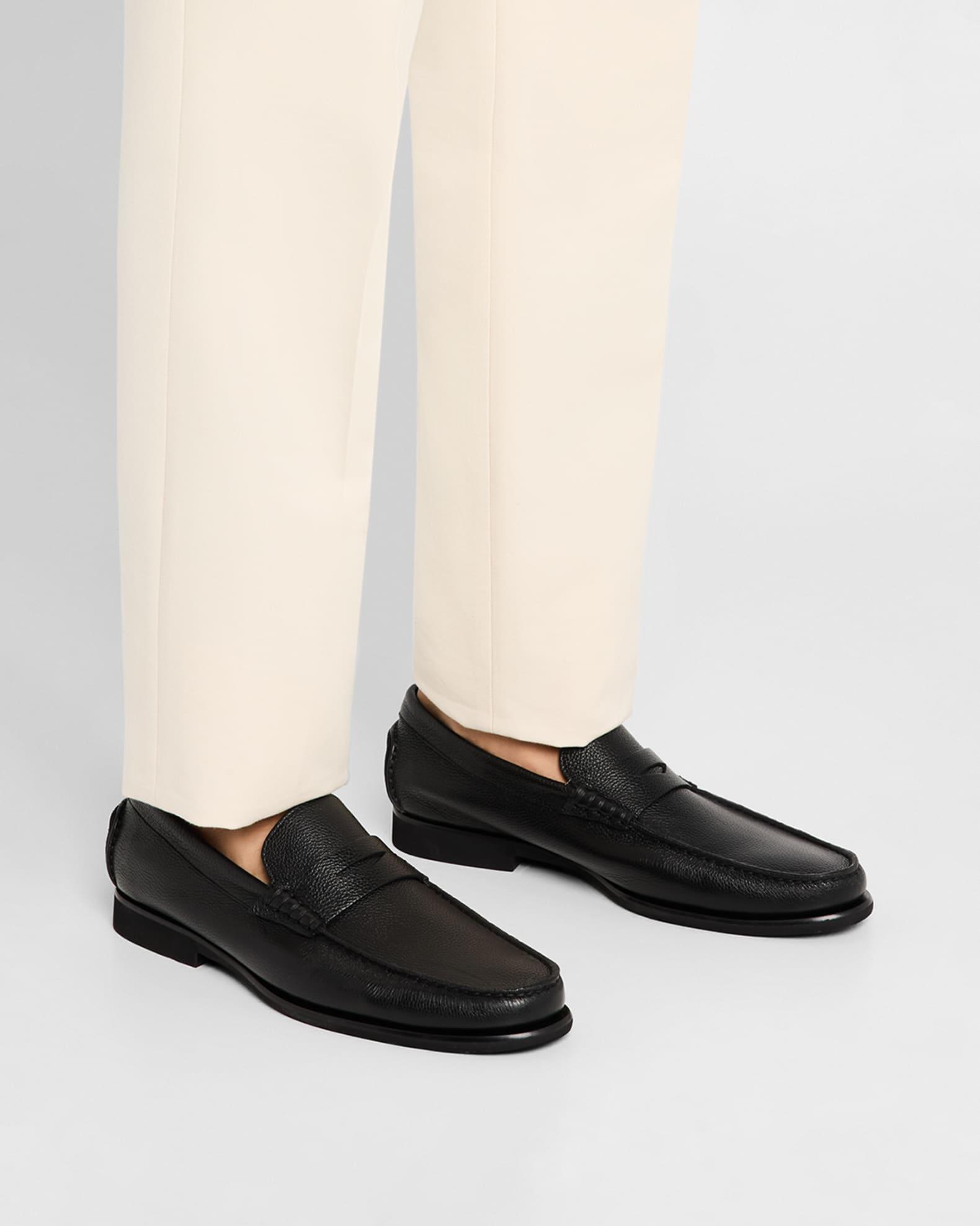 Men's Ikangia Leather Penny Loafers Product Image