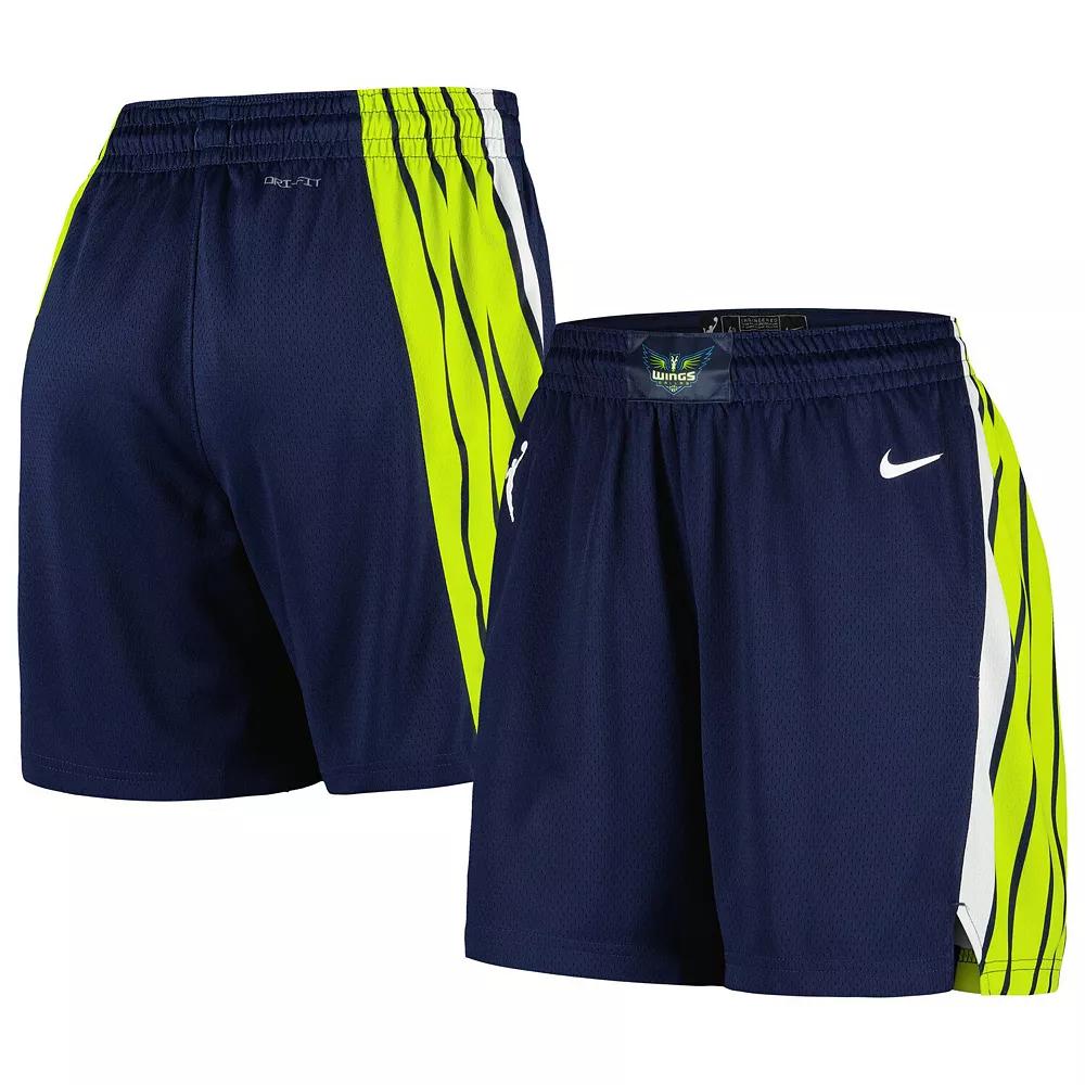 Women's Nike Navy Dallas Wings On-Court Victory Performance Shorts, Size: Small, Wnb Blue Product Image
