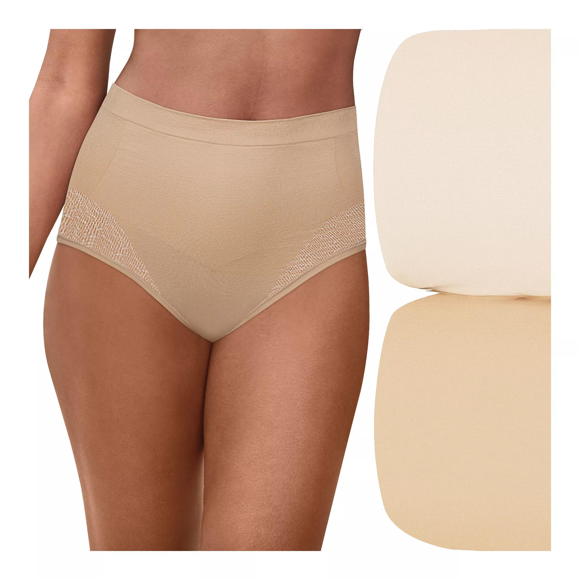 Bali Comfort Revolution 2-Pack Firm Control Brief Panty Set 0048, Women's,  Product Image