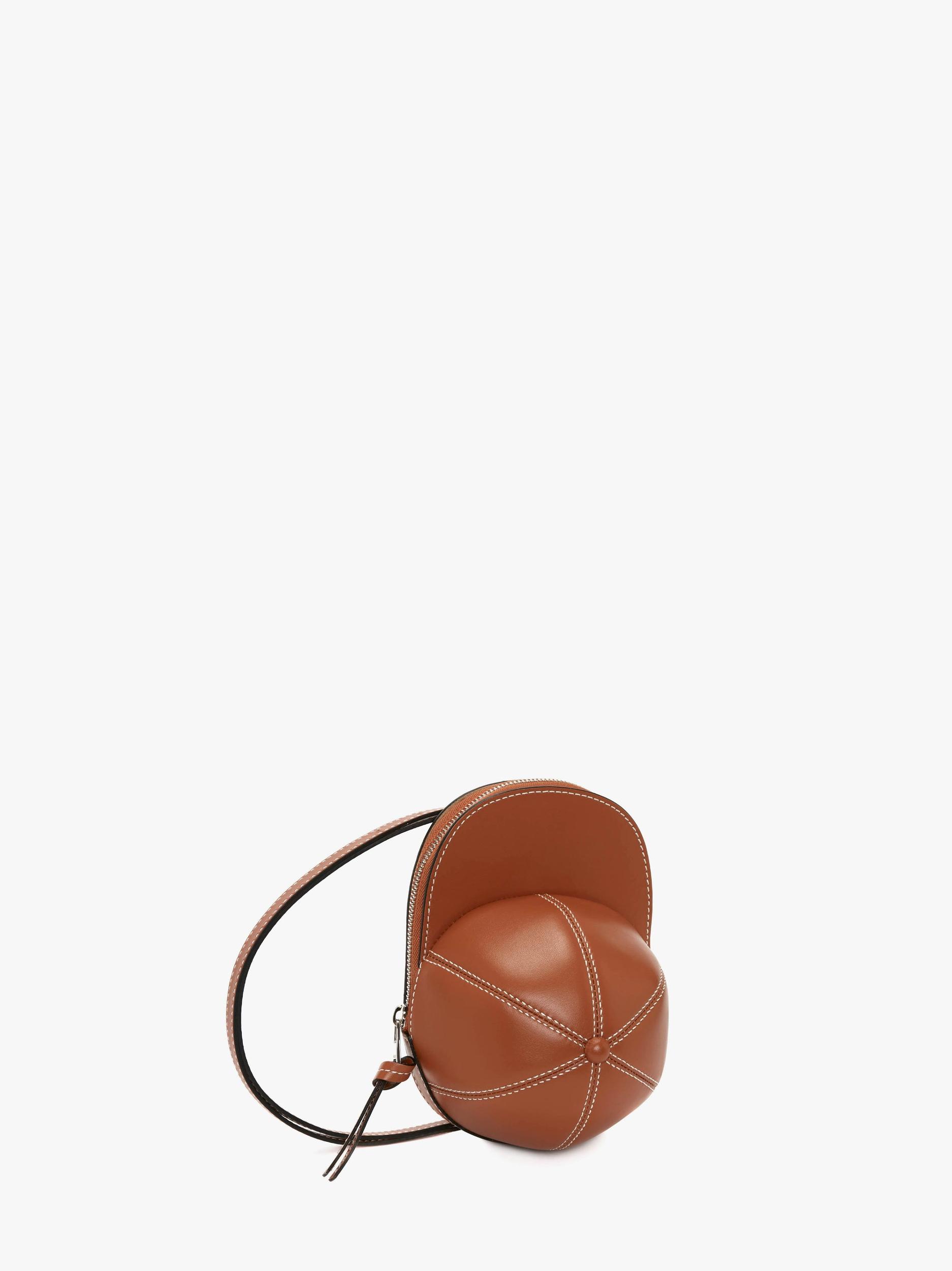 MEDIUM CAP BAG - LEATHER CROSSBODY BAG Product Image