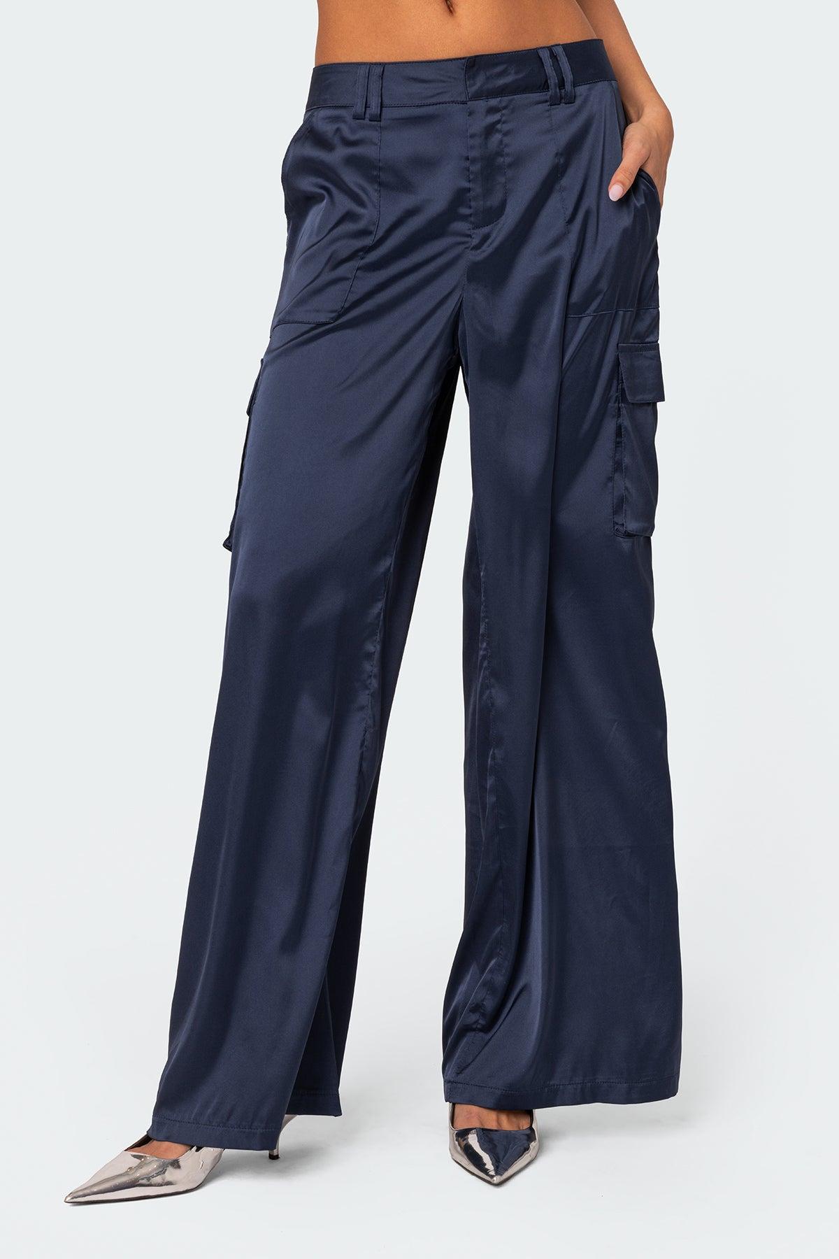 Kelsey Satin Effect Trousers Product Image