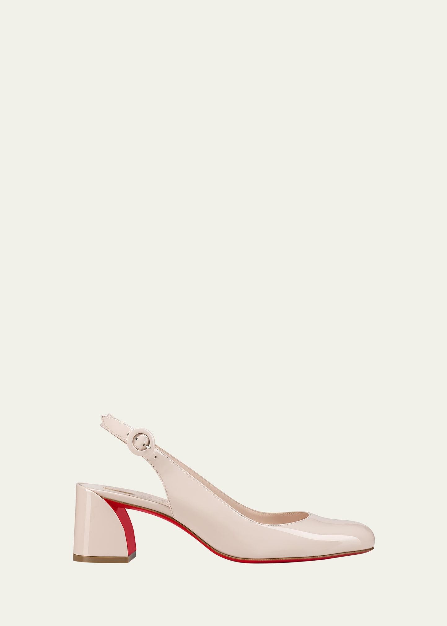 So Jane Patent Red Sole Slingback Pumps Product Image